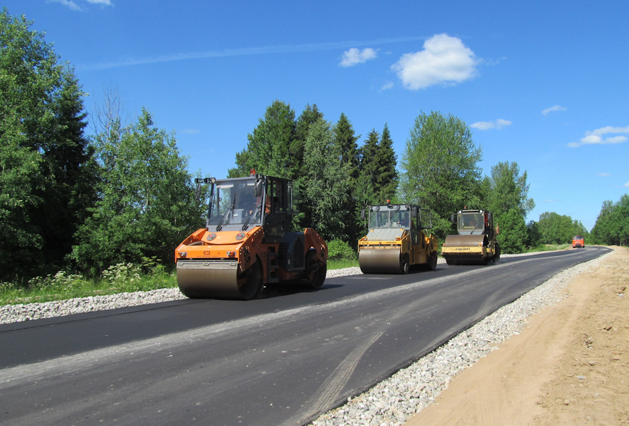 Костромская область: В Буйском районе по национальному проекту продолжается ремонт двух региональных трасс